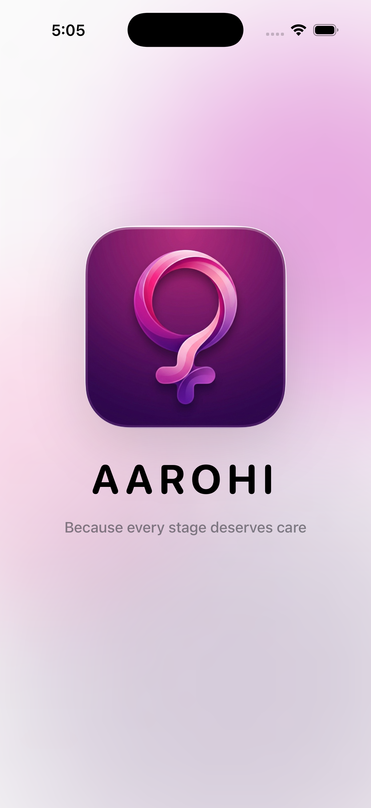 Aarohi App Interface